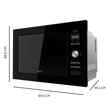 Microondas encastrable GrandHeat 2590 Built-In Black