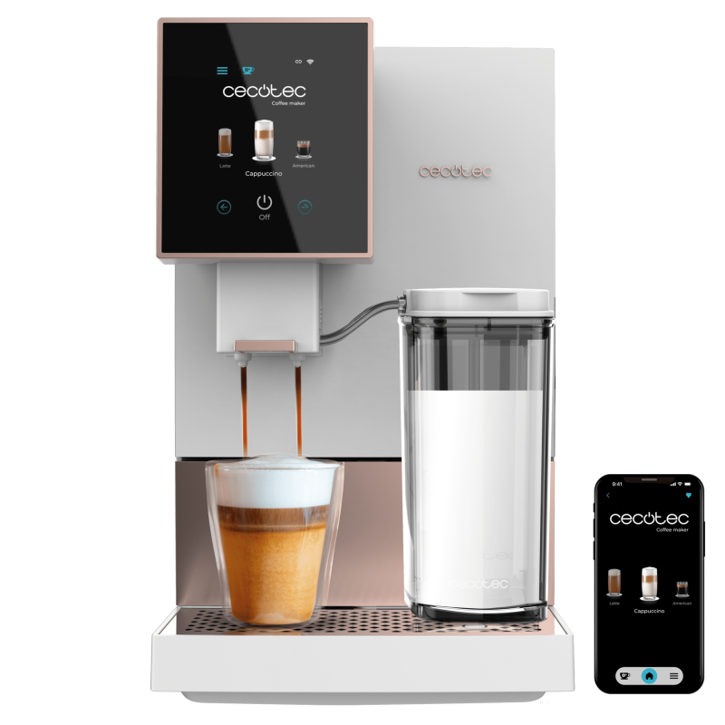 Cremmaet Compactccino Connected White Rose