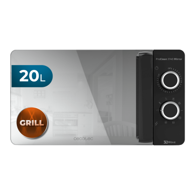 Microondas 20L Con Grill Proclean 3140 Mirror