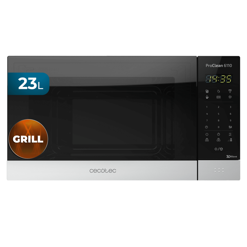 Microondas 23L Con Grill Proclean 6110