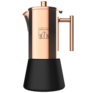 Cafetera moka de acero inoxidable Cumbia Moking 400