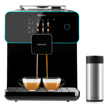 Cafetera mega-automática cumbia power matic-ccino 9000 serie nera s