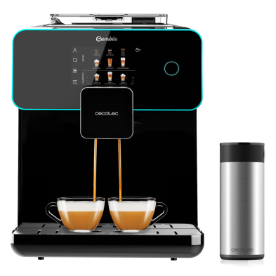 Cafetera mega-automática cumbia power matic-ccino 9000 serie nera s