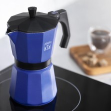 Cafetera Italiana Cumbia Mokclassic 1200 Blue