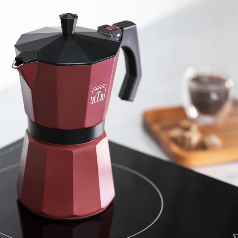 Cafetera Italiana Cumbia Mokclassic 900 Garnet