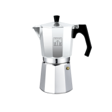 Cafetera Italiana De Aluminio Cumbia Mokclassic 300 Shiny