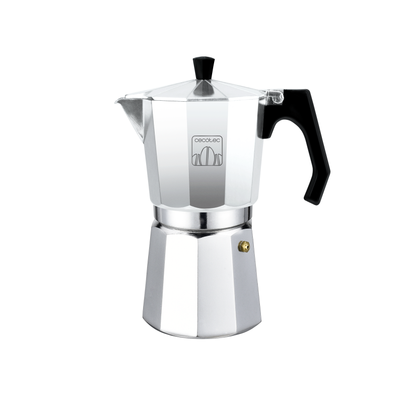 Cafetera Italiana De Aluminio Cumbia Mokclassic 300 Shiny