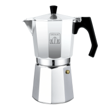 Cafetera Italiana De Aluminio Cumbia Mokclassic 600 Shiny