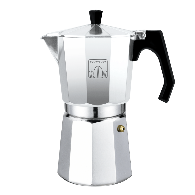 Cafetera Italiana De Aluminio Cumbia Mokclassic 600 Shiny