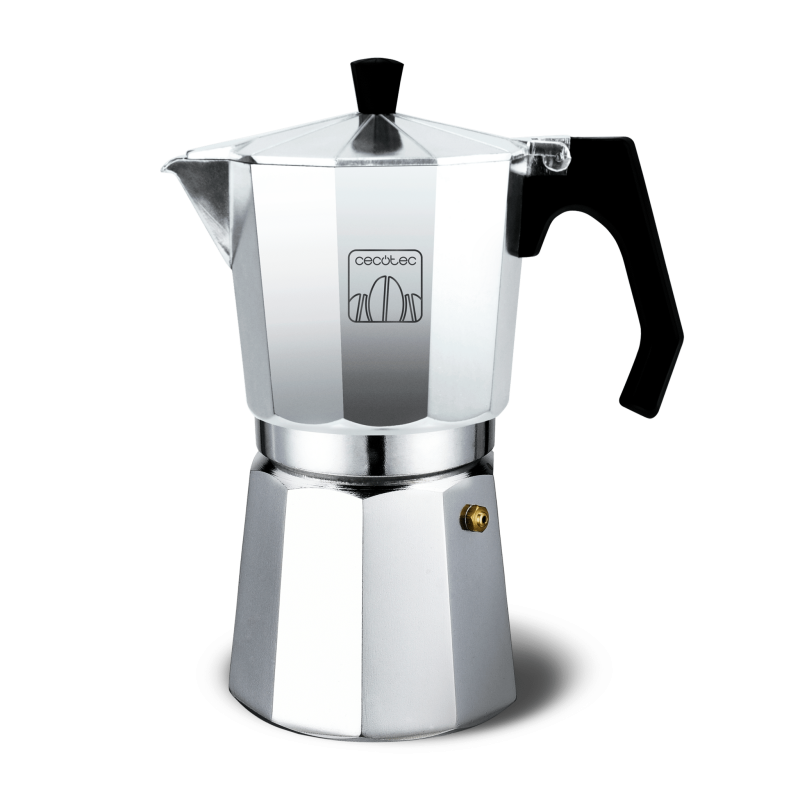 Cafetera Italiana De Aluminio Cumbia Mokclassic 900 Shiny