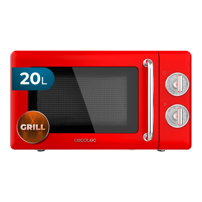 Microondas 20l con grill ProClean 3110 Retro Red