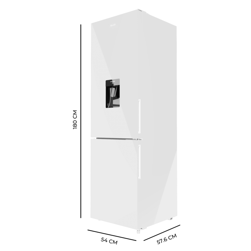 Bolero CoolMarket Combi 250 WD White Glass D