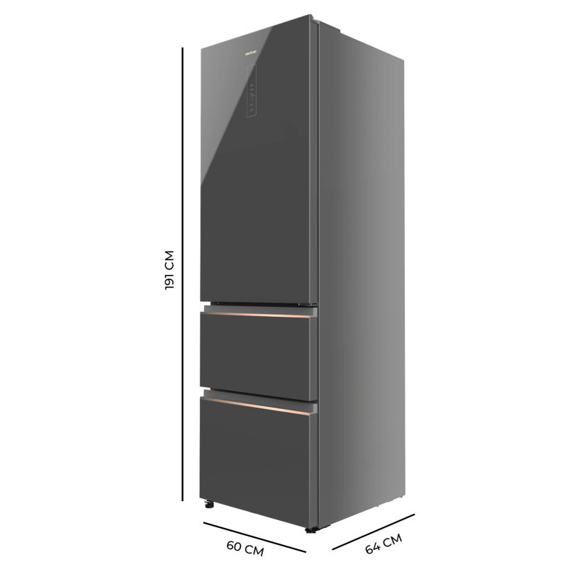 Bolero CoolMarket Combi FD 400 Grey Glass E