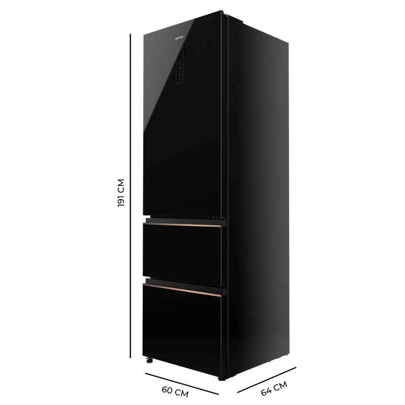 Bolero CoolMarket Combi FD 400 Black Glass E