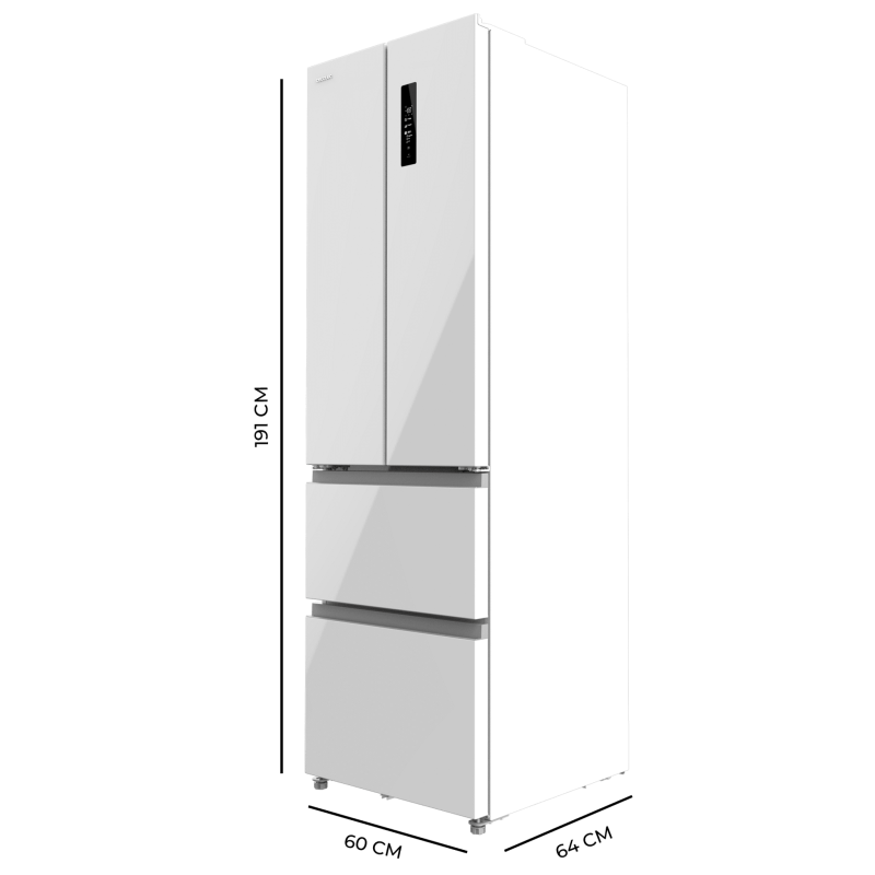 Bolero CoolMarket Combi F2D 400 White Glass E