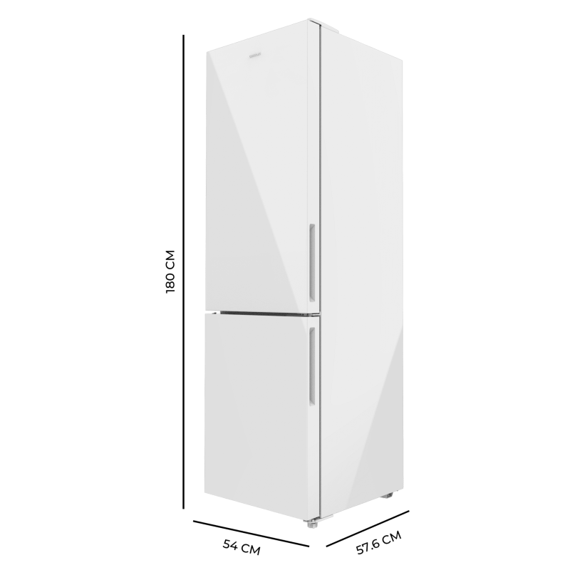 Bolero CoolMarket Combi 250 White Glass E