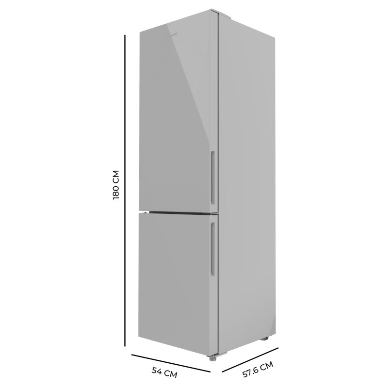 Bolero CoolMarket Combi 250 Grey Glass D