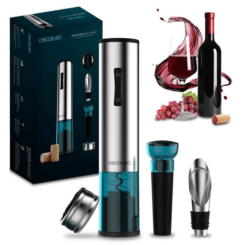 Sacacorchos eléctrico InstantCork 1000 Gourmet