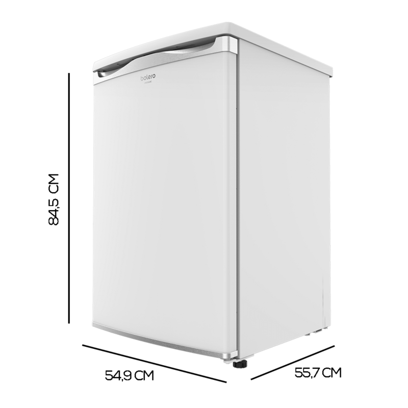 Congelador Bolero CoolMarket TF 90 white