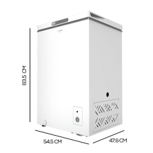 Congelador Bolero CoolMarket Chest 99 white E