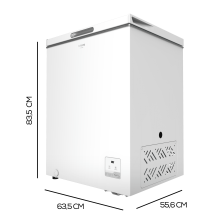 Congelador Bolero CoolMarket Chest 142 white E