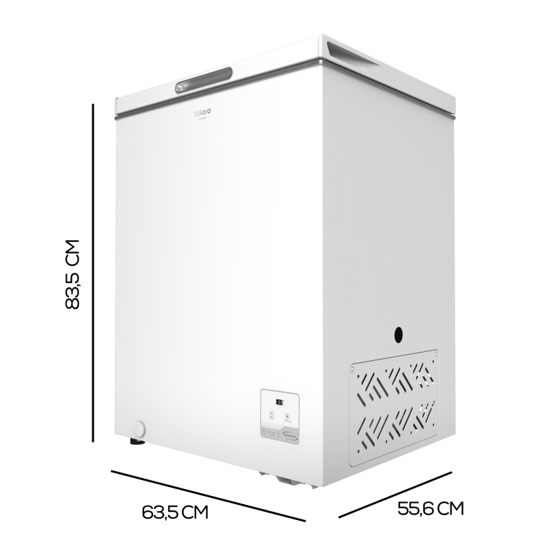 Congelador Bolero CoolMarket Chest 142 white E