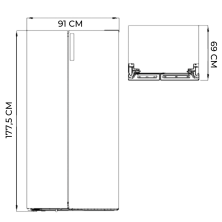 Bolero CoolMarket SBS 592 WD Dark E