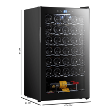 Bolero GrandSommelier 34030 Black Compressor