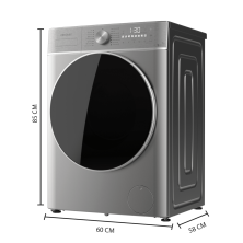 Lavadora Bolero DressCode 9800 Inverter Steel A