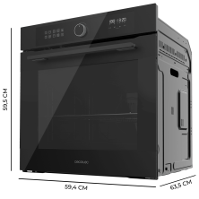 Bolero Hexa AF316000 Glass Black A