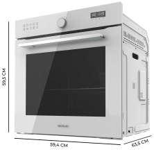 Bolero Hexa AF316000 Glass White A