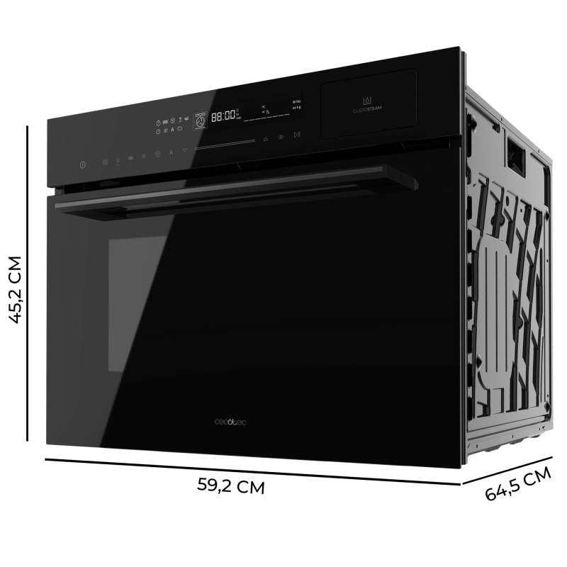 Bolero Hexa MWS704500 Glass Black