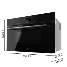 Bolero Hexa MW703800 Glass Black