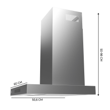 Bolero Flux TT 608000 Slim Glass Black A++