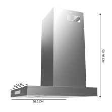 Bolero Flux TT 608000 Slim Glass White A++