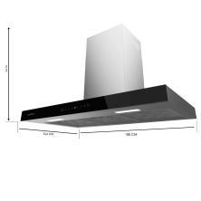 Bolero Flux TT 905500 Glass Black A++