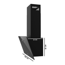 Bolero Flux DM 603500 Glass Black B