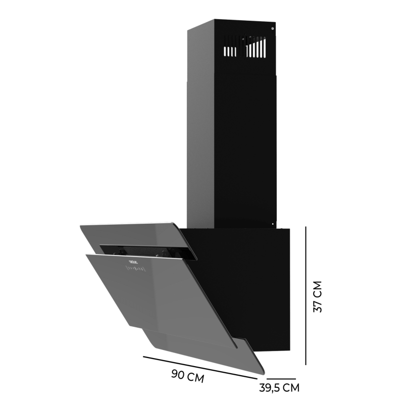 Bolero Flux DT 908000 Glass Black A++