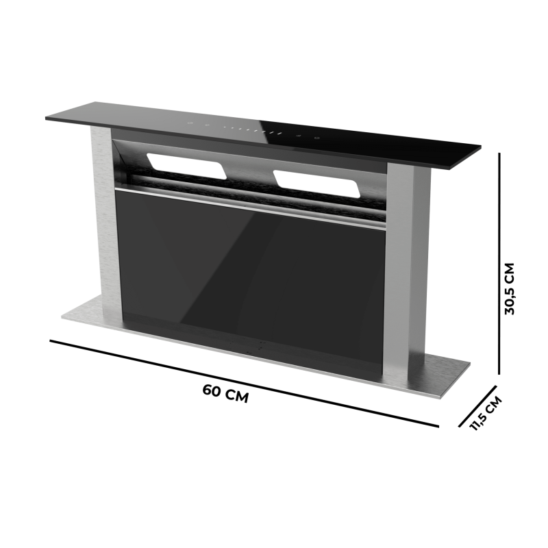 Bolero Flux ET 608000 Glass Black A++