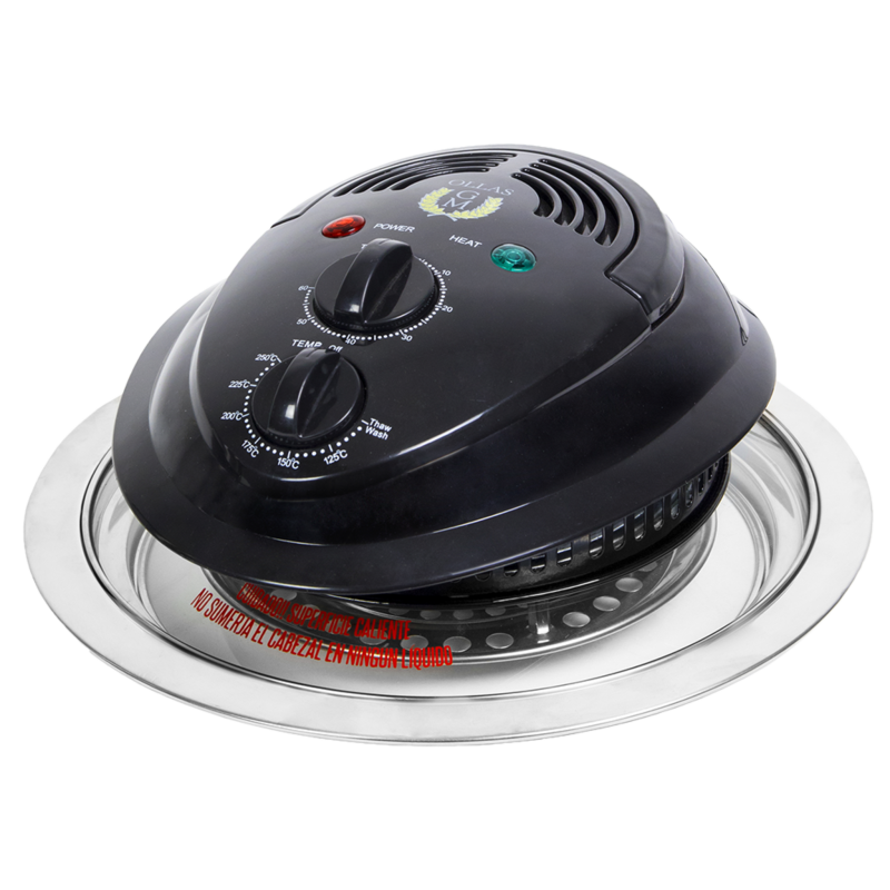 Cabezal de horno para cocina programable con aro adaptador