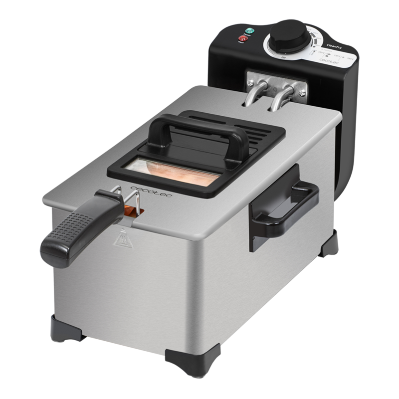 Freidora Con Aceite Cleanfry 3L Full Inox