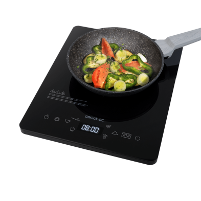 Placa de inducción Full Crystal Onyx (Color Negro)