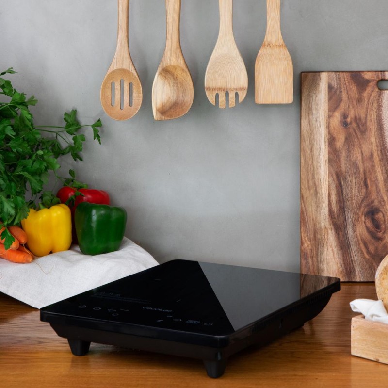 Placa de inducción Full Crystal Onyx (Color Negro)