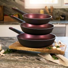 Set de sartenes polka experience 18-22-26 bucket set titan