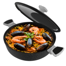 Olla baja Polka Exclusive 28 Low Pot Wood&Rock