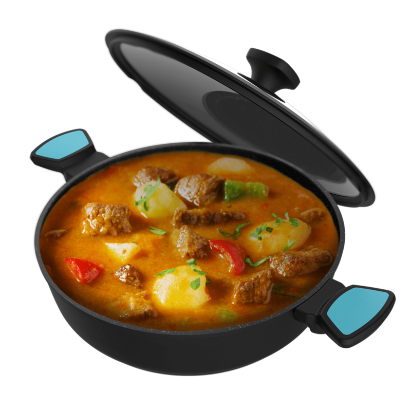 Olla baja Polka Platinum 28 Low Pot Thunder