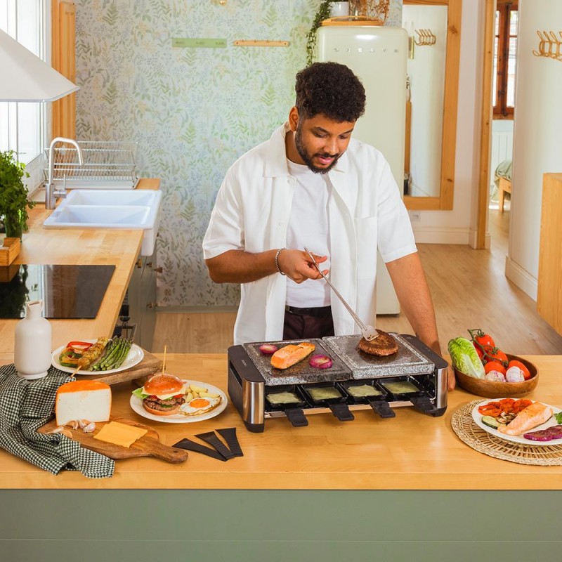 Raclette Cheese&Grill 16000 Inox AllStone