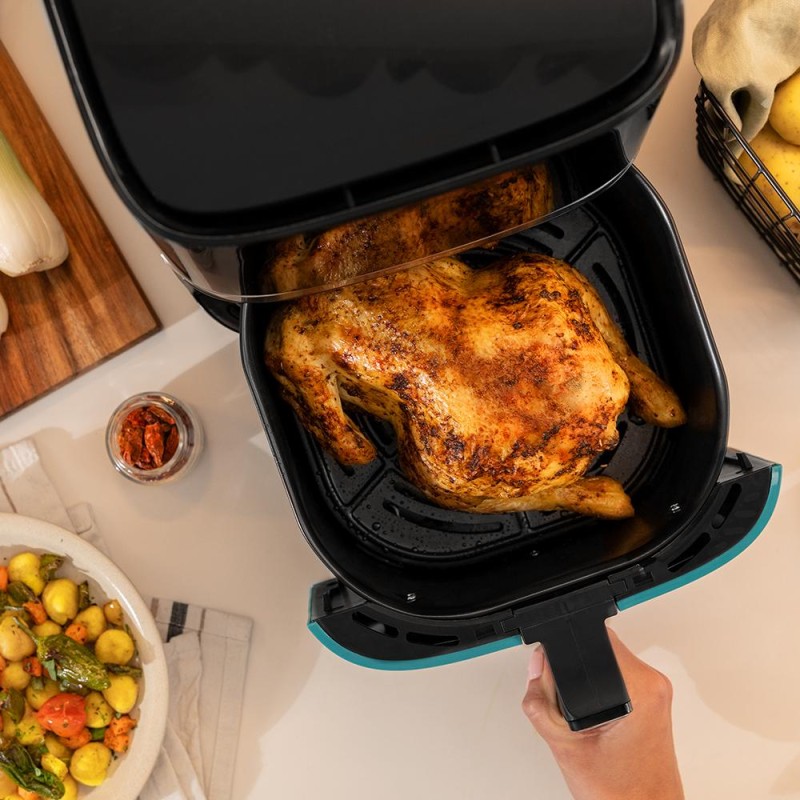 Freidora De Aire Cecofry Full Inoxblack 5500 Connected