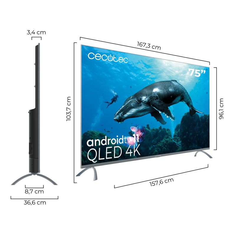 TV QLED V3+ series VQU30075+