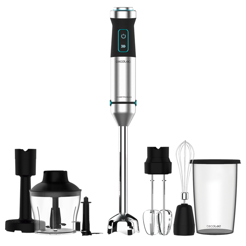 Batidoras de mano Power TitanBlack 1500 XL PerfectCream&Crush